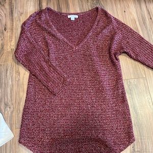 Lightweight maroon Sweater